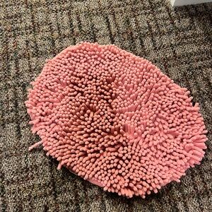 Pink Shaggy Bath Mat
